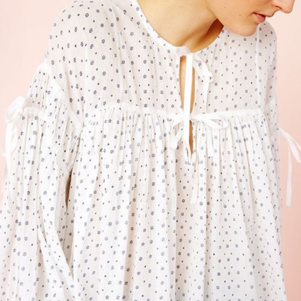 Ulla Johnson Fabinne Blouse - Porcelain